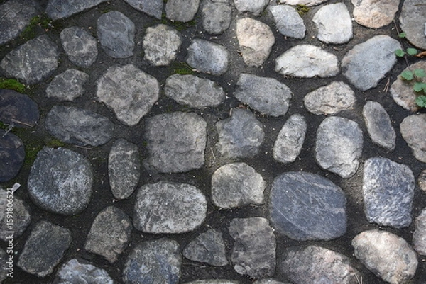 Fototapeta gepflasterte Fläche