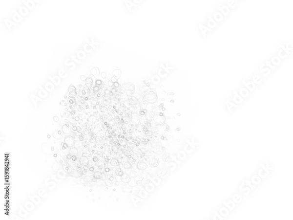 Obraz white pills on black background