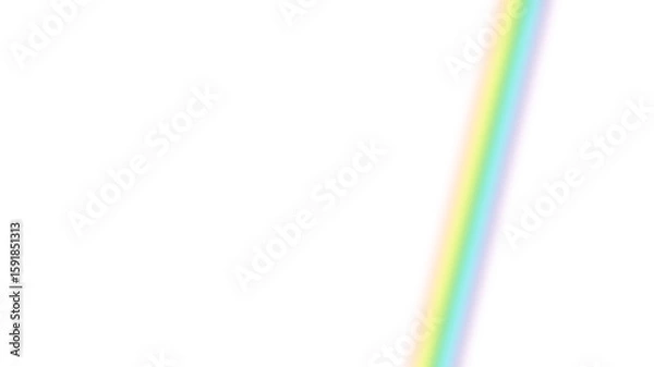 Obraz PNG crystal rainbow arc, pastel rainbow light overlay, glowing prism curve, dreamy soft colorful spectrum, transparent light flare, magical optical effect, kawaii gradient sparkle clipart