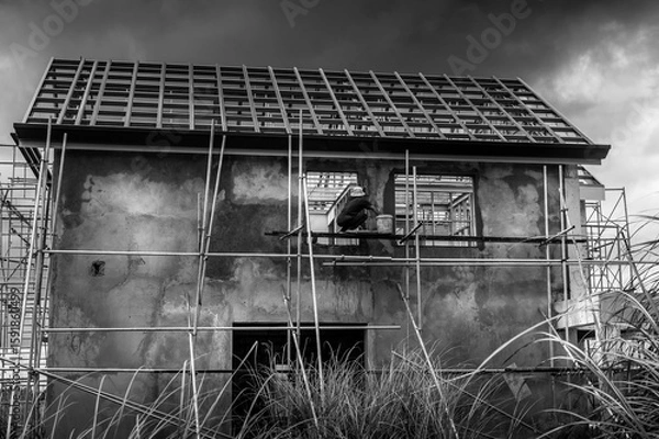 Obraz Ongoing house construction