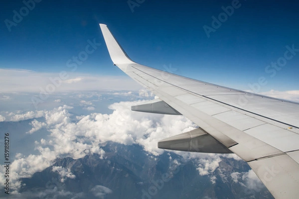 Obraz View from airplane window