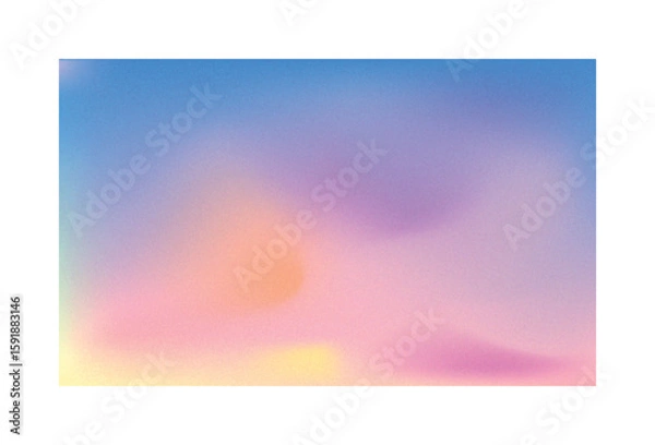Fototapeta abstract colorful background with copy space-Dreamy Sunset-Inspired Gradient Background in Blue, Purple, and Pink Tones