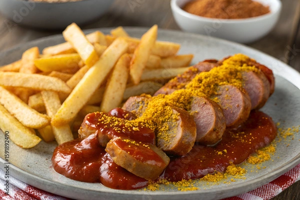 Obraz curry wurst
