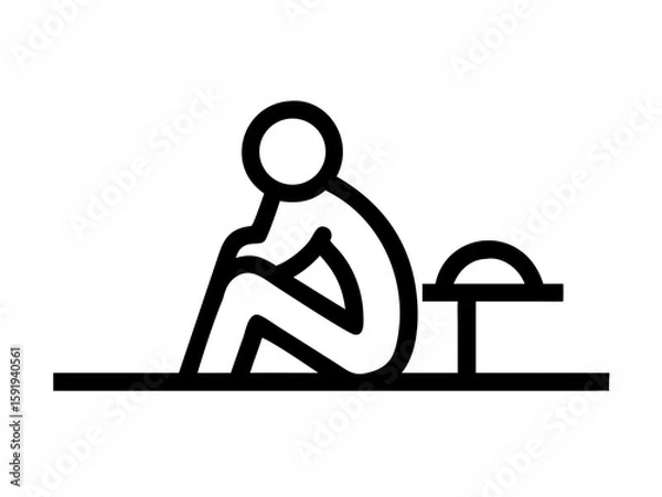 Fototapeta man logo vector desigen 