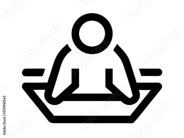 Fototapeta man logo vector desigen 