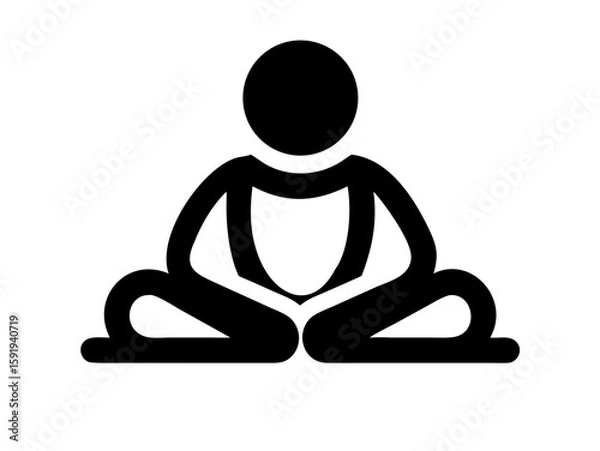 Obraz man logo desigen 