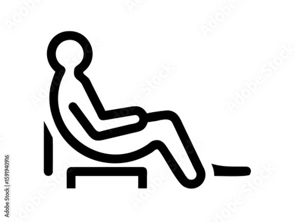 Fototapeta man logo desigen 