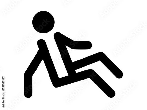 Fototapeta man logo desigen 