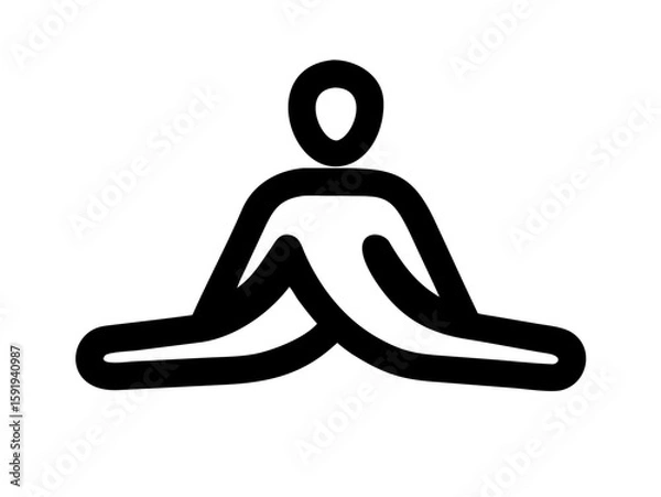 Fototapeta man logo desigen 