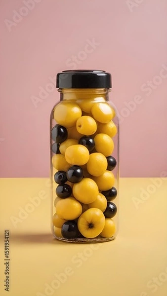Obraz bottle of fruits