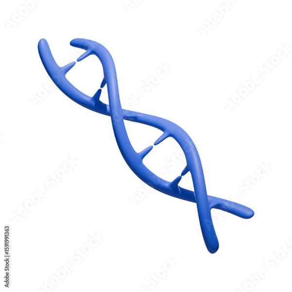 Obraz DNA Helix Structure transparent background