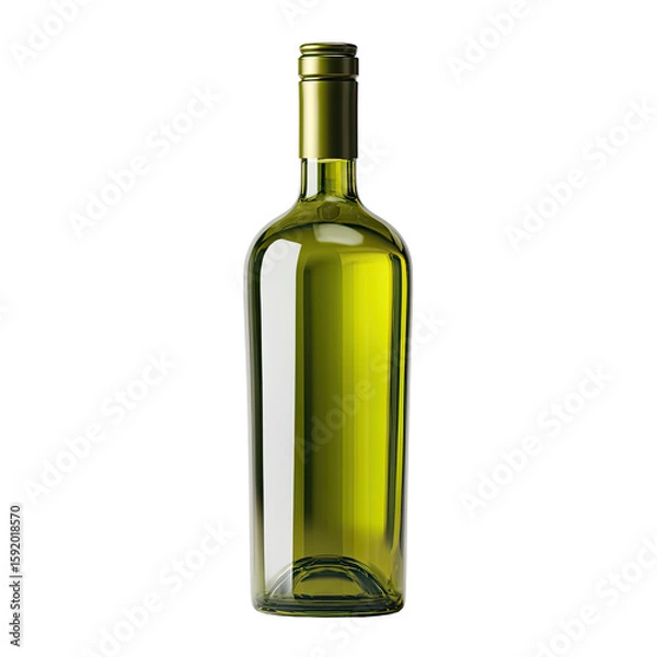 Fototapeta Wine bottle, light green