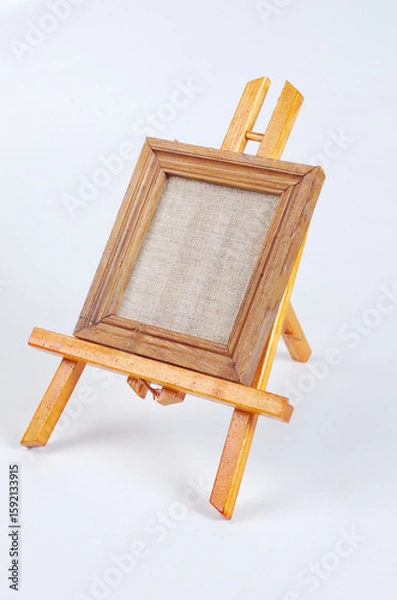 Fototapeta Blank canvas on a stretcher