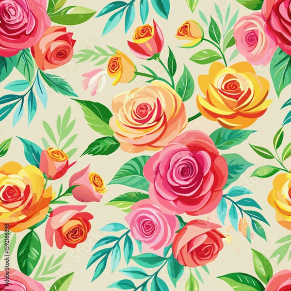 Fototapeta  background with roses