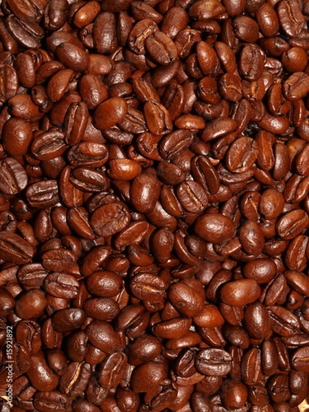 Fototapeta Coffes grain background