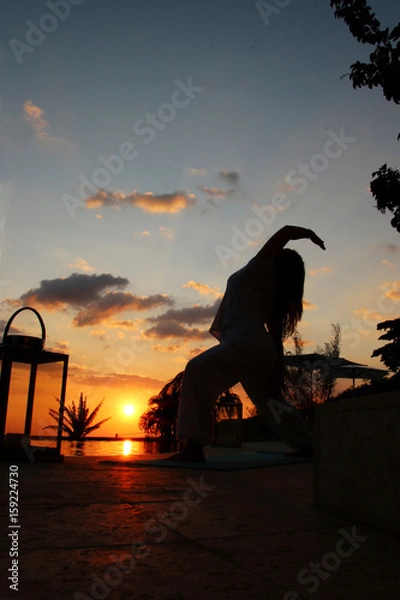 Obraz Yoga Silhouette