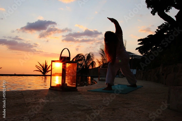 Obraz Yoga Silhouette
