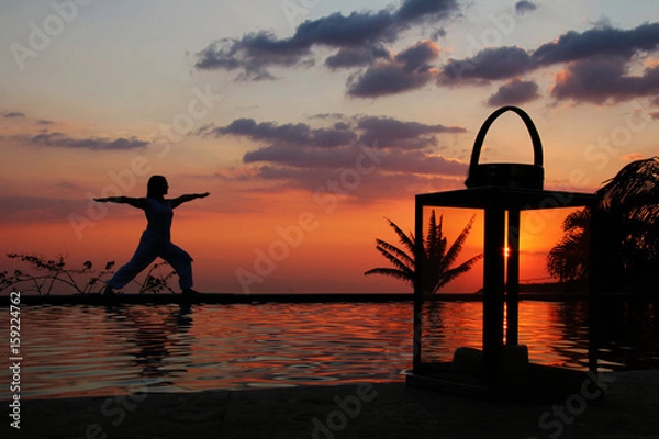 Obraz Yoga Silhouette