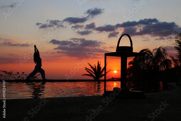 Obraz Yoga Silhouette