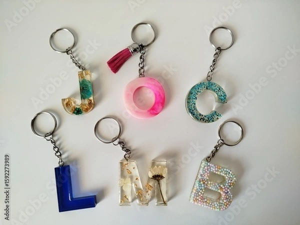 Obraz Llaveros de resina 