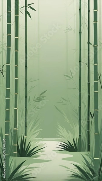 Fototapeta bamboo forest background