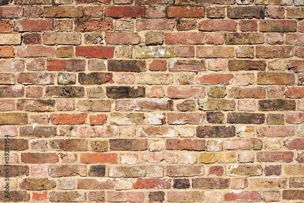 Fototapeta Background of red brick wall pattern
