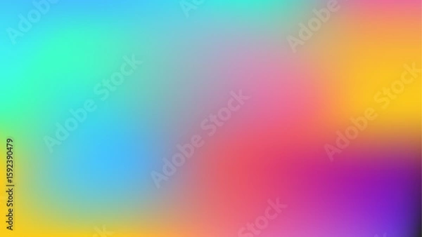 Obraz Gradient mesh abstract colourful background