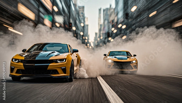 Obraz traffic in the city