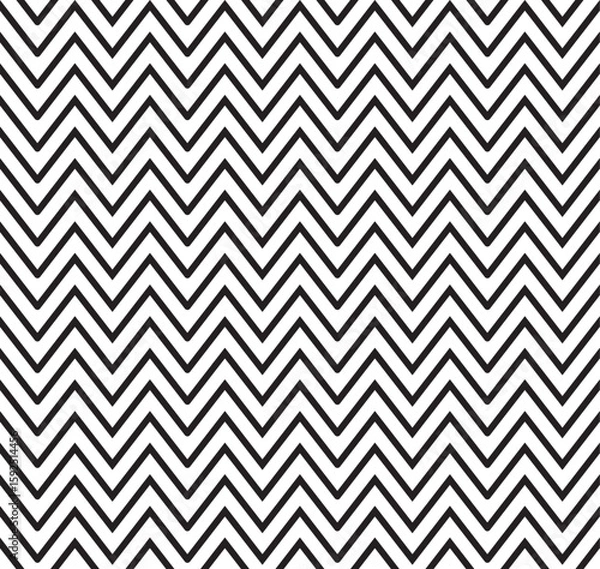 Fototapeta Zigzag allover seamless pattern vector design for kids were t-shirt, zigzag seamless pattern, zigzag repeat allover vector design.