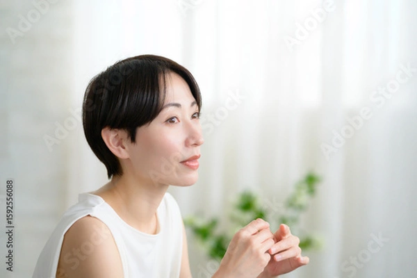 Fototapeta 日本人女性のビューティーイメージ