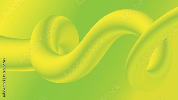 Obraz Trendy design template with fluid and liquid shapes.