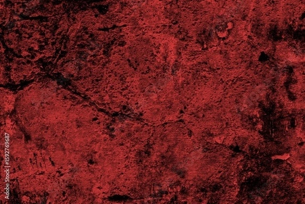 Fototapeta red texture background, Deep textured red abstract background with a rustic and vintage look, ideal for creative projects