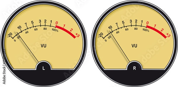 Obraz VU Meter, Tontechnik