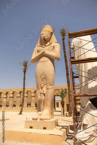 Obraz Herrscher Tempel des Chons