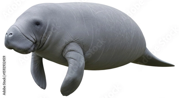 Fototapeta Isolated Manatee