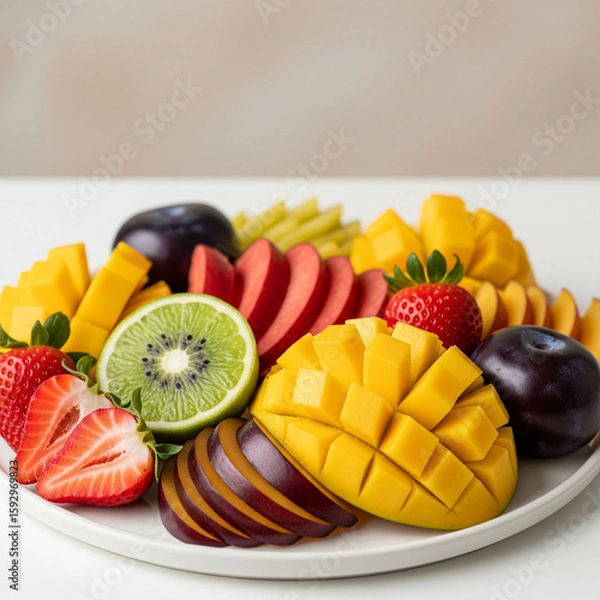 Obraz fresh fruit salad