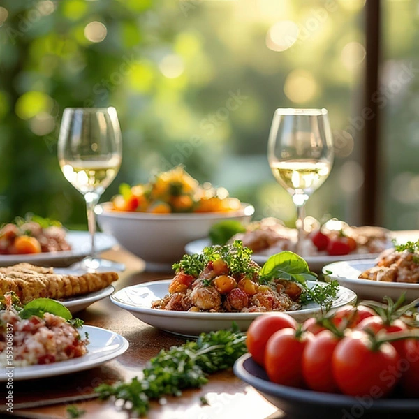 Obraz meat with vegetables