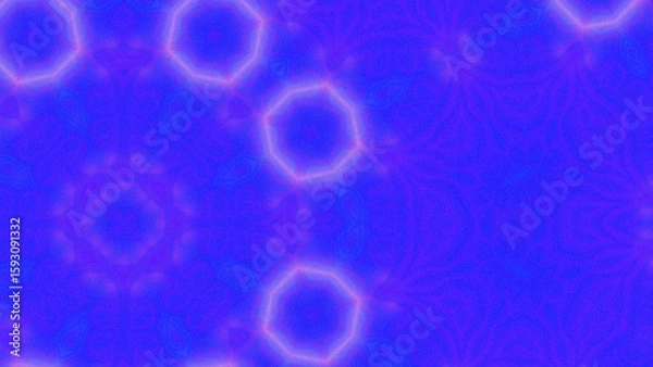 Fototapeta Abstract Radiant Burst with Soft Grain Texture, Symmetrical Glow Pattern in Psychedelic Style, Radiating Circular Abstract with Subtle Noise, Kaleidoscopic Starburst with Gradient Flow