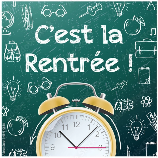 Fototapeta C'est la rentrée des classes