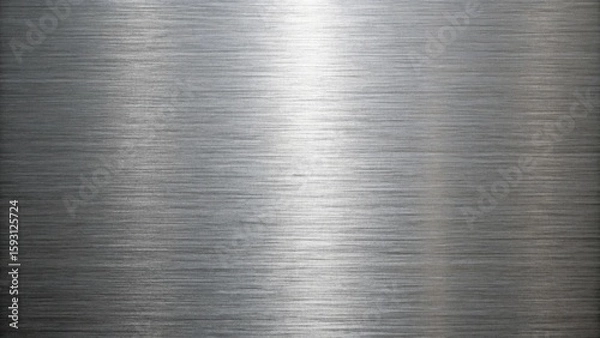 Fototapeta The brushed metal texture creates a sleek and modern background with its smooth, polished surface