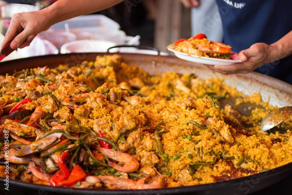 Fototapeta スペイン料理・パエリア
