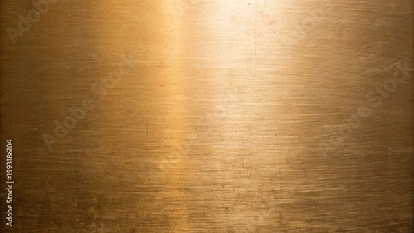 Fototapeta The golden bronze metal texture creates a shiny and decorative surface with a vintage pattern