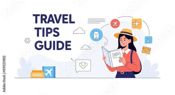 Fototapeta Essential Travel Tips And Planning Guide For Your Next Adventure Destination