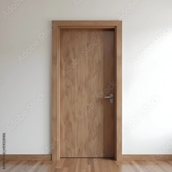 Fototapeta empty room with door