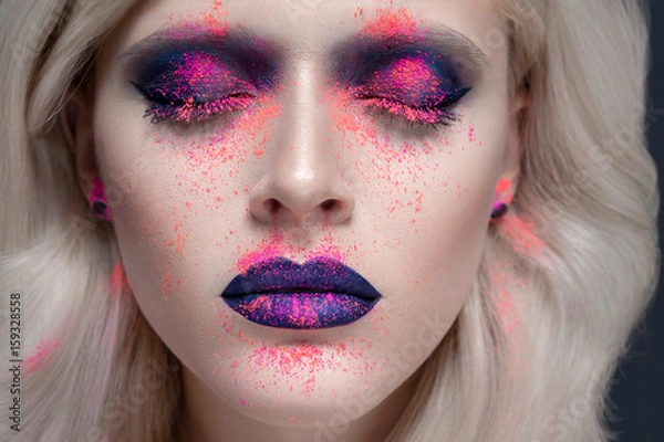 Obraz Closeup beauty studio portrait