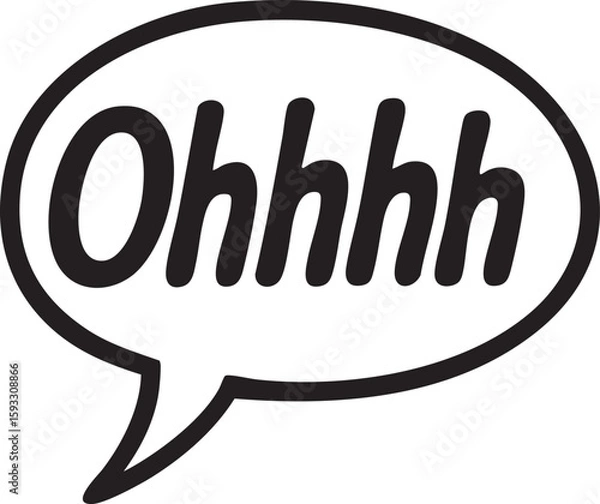 Obraz Expressive Speech Bubble with 