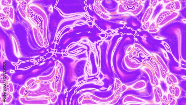 Fototapeta Fluid Marble Texture with Organic Flow, Abstract Liquid Pattern with Wavy Structure, Melted Surface Design with Soft Transitions, Psychedelic Swirl Texture with Marble Effect