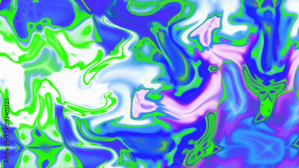 Fototapeta Fluid Marble Texture with Organic Flow, Abstract Liquid Pattern with Wavy Structure, Melted Surface Design with Soft Transitions, Psychedelic Swirl Texture with Marble Effect