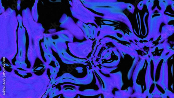 Fototapeta  Fluid Marble Texture with Organic Flow, Abstract Liquid Pattern with Wavy Structure, Melted Surface Design with Soft Transitions, Psychedelic Swirl Texture with Marble Effect