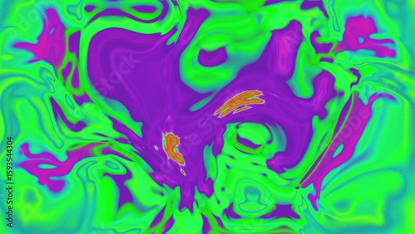 Fototapeta  Fluid Marble Texture with Organic Flow, Abstract Liquid Pattern with Wavy Structure, Melted Surface Design with Soft Transitions, Psychedelic Swirl Texture with Marble Effect